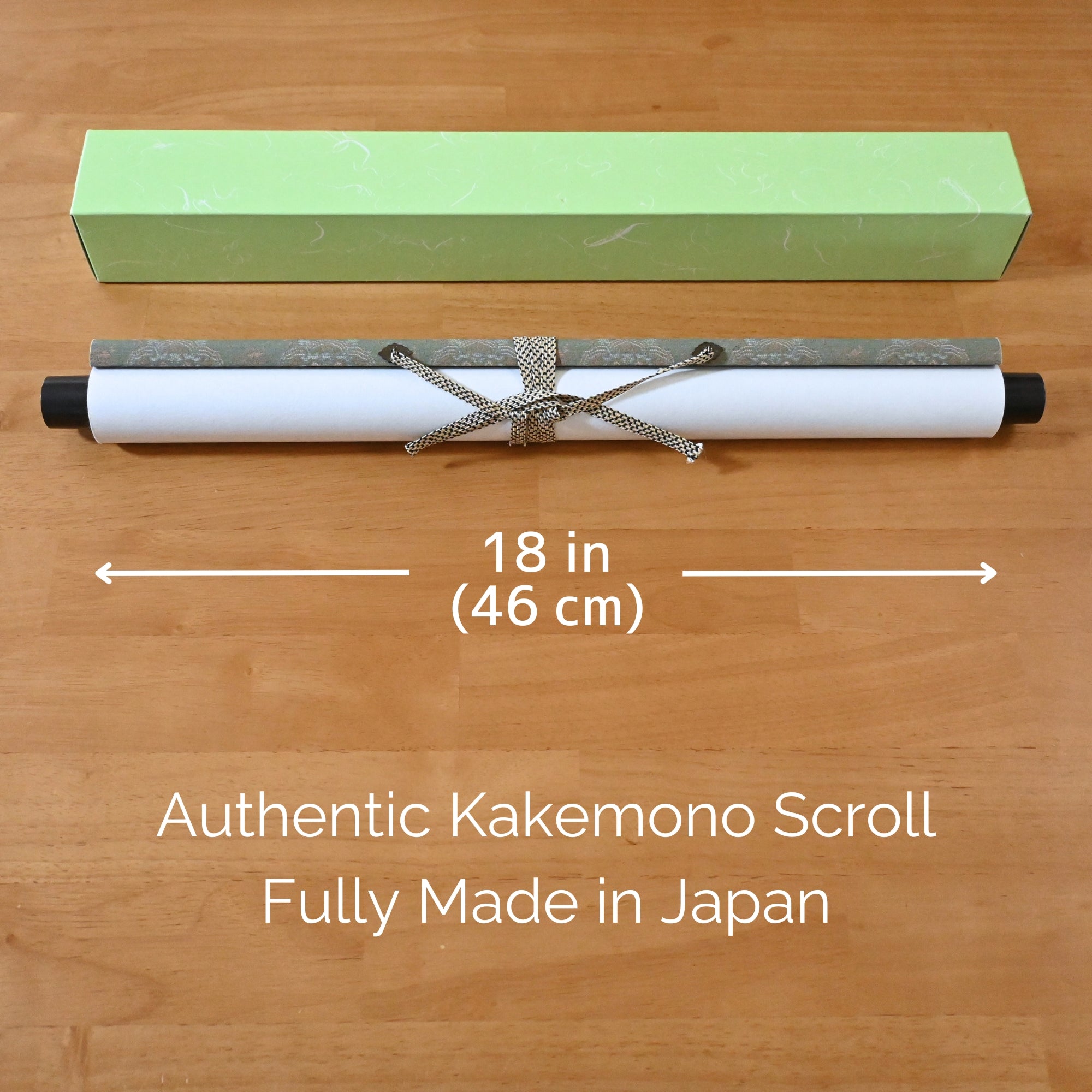 Japanese Matcha Kakemono Wall Scroll – Matcha Whisk and Tea Ceremony