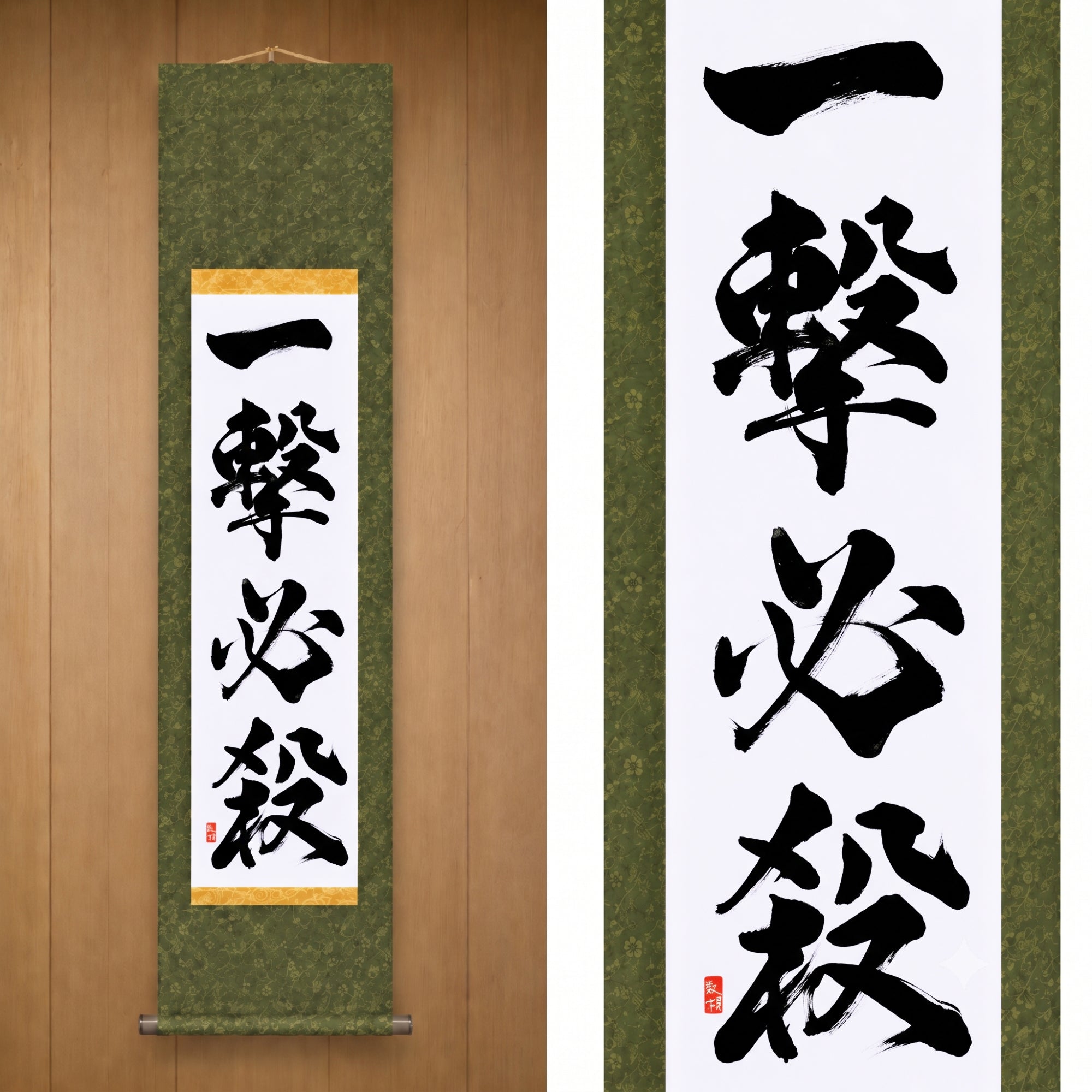 Ein Schlag, sicherer Sieg — 一撃必殺 (Ichigeki Hissatsu) von Kumagon 